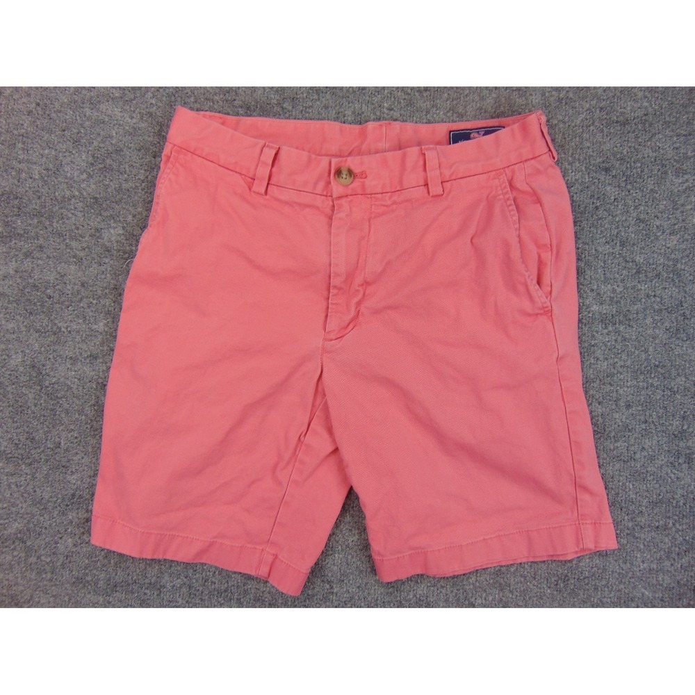 Vineyard Vines Breaker‎ Short Mens 30 Pink Solid Cotton Spandex Preppy Summer